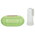 Fisher-Price Silicone Finger Brush with Case Green (1016411)